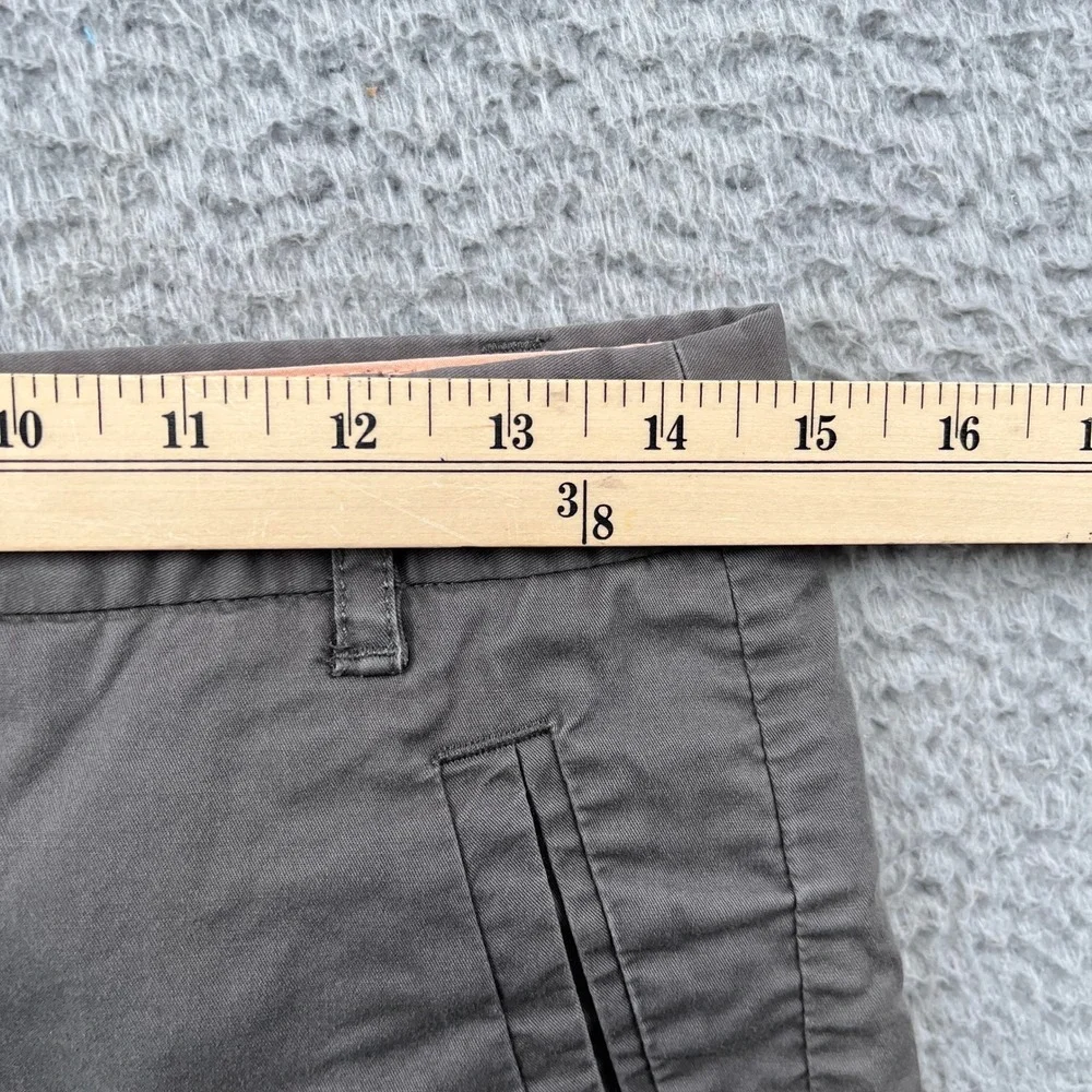VTG J.Crew Bermuda Shorts Womens 0 Grey Made in Hong‎ Kong Stretch
